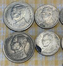 ● 【中古】タイ王国　1バーツ　硬貨9枚　コイン_画像8