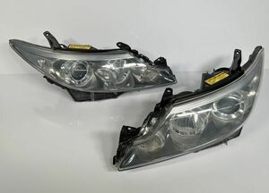 エスティマ アエラス ACR50W ACR55W 中期 純正 左右ライトAssy HID 81145-28C71 81185-28C71 28-217 70 39000-78277 破損なし/管理19732