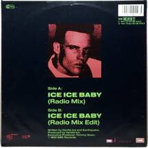 【欧州7】 VANILLA ICE / ICE ICE BABY ( QUEEN / UNDER PRESSURE ネタ ) 1990 EEC盤 7インチシングルレコード EP 45 試聴済_画像2