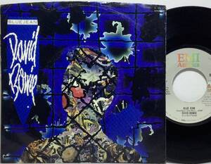 【米7】 DAVID BOWIE デヴィッドボウイ BLUE JEAN / DANCING WITH THE BIG BOYS MASTERDISK 刻印 1984 US盤 7インチレコード EP 45 試聴済