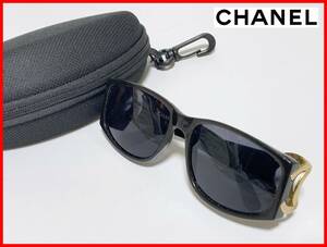 即決 CHANEL シャネル サングラス ケース付 レディース メンズ D7