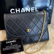 ☆美品☆CHANEL ミニマトラッセ チェーンポシェット ヴィンテージ 0番台_画像1