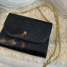 ☆美品☆CHANEL ミニマトラッセ チェーンポシェット ヴィンテージ 0番台_画像6