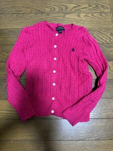  Ralph Lauren cardigan 120 size ..①