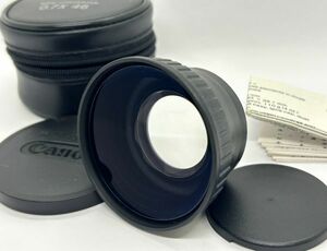 ★極上美品★ CANON キヤノン WIDE CONVERTER 0.7X 46 ワイド コンバーター #276