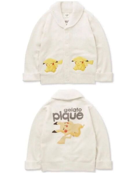 【新品】ジェラピケ ポケモン ピカチュウ カーディガン