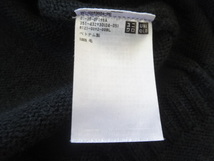 美品　UNIQLO ユニクロ　ガンジーセーター　BLACK XL　_画像9