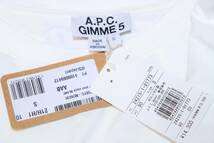 送料無料 特価即決【未使用】 A.P.C. × GIMME FIVE ★ STEVE TEE (Sサイズ) ★ APC GIMME5 ギミーファイブ コラボ カプセルコレクション_画像6