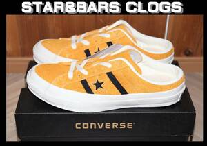 即決【未使用】 CONVERSE ★ STAR&BARS CLOGS (US6.5/25cm) ★ コンバース スター＆バーズ クロッグ サンダル 箱付き