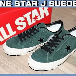 送料無料【未使用】 Converse MADE IN JAPAN ★ One Star J Suede (US5/23.5cm) ★ コンバース 日本製 ワンスター スエード グリーン