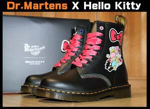 送料無料 即決【未使用】 ドクターマーチン × ハローキティ&フレンズ ★ 1460 ブーツ (UK5/24cm) ★ Dr.Martens コラボ 箱付き サンリオ