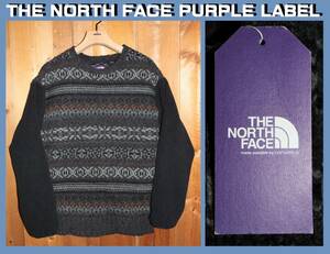 送料無料 即決【未使用】 THE NORTH FACE PURPLE LABEL ★ Field Crew Neck Sweater (M) ★ ノースフェイス フィールド セーター NT6254N