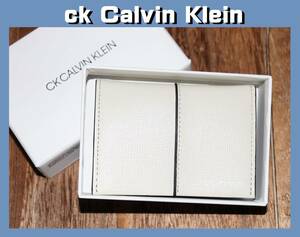 送料無料 ck Calvin Klein ★ 牛革 小銭入れ(センター) ★ カルバンクライン 税込定価9900円 821611 コインケース 財布 BOX型