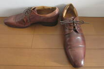 Orobianco オロビアンコ 紳士靴 ビジネスシューズ 革靴 茶 イタリア製 サイズ26-26.5㎝位 O2310B_画像1