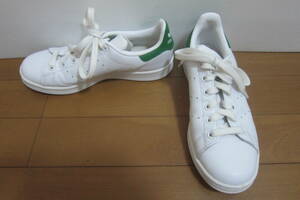 adidas アディダス M20324 STAN SMITH スタンスミス スニーカー 白×緑 22.5㎝ O2310D