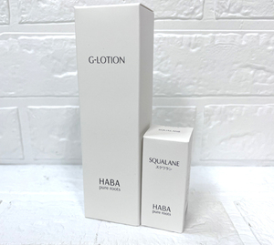 新品 HABA Gローション〈化粧水〉180mL ◇ スクワラン〈化粧オイル〉30ml 2点セット