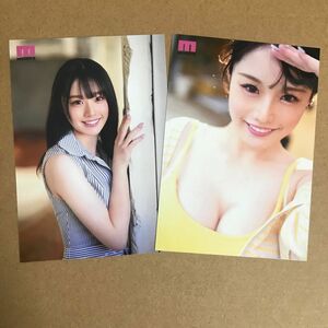 月雲よる 生写真 x 2枚 DVD 特典 / セクシー女優 グラビアアイドル 公式 プロマイド チェキ デビュー