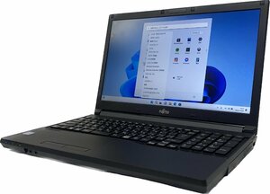 Windows 11搭載! 富士通 LIFEBOOK A577/P FMVA18005 Core i3-7100U/10GB/500GB HDD/DVD/無線LAN/Windows11 Pro