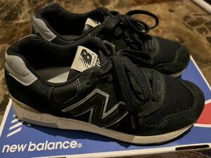 RonHermanロンハーマン購入NEW BALANCE ニューバランスM1400 MADEIN USA ワイズD ブラック黒 サイズUS 5EU37.5 JPN23.023.5 