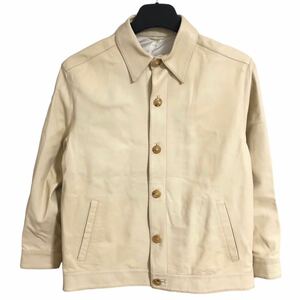 Salvatore Ferragamo Ferragamo Ram leather jacket soft beige 46