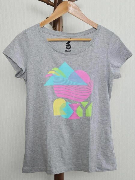 ＜未使用＞＜新品＞＜ハワイで購入＞ROXY 杢グレイ　プリントTシャツ