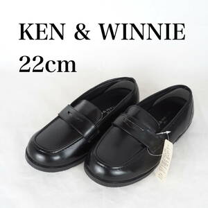 MK2049*KEN & WINNIE* талон and Winny * Junior Loafer *22cm* чёрный * не использовался 