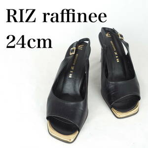 MK1507**Riz raffinee*リズラフィーネ*レディースパンプス*24cm*黒*