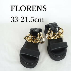 Mk2253*Florens*Детские сандалии*33-21,5 см*черный / золото