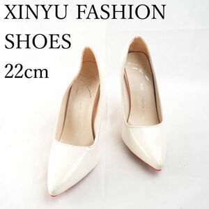 LK6521*xinyu fashion shoes*レディースパンプス*22cm*ホワイト