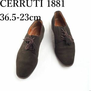 LK5726*CERRUTI 1881*セルッティ1881*レディースローファー*36.5-23cm*深緑