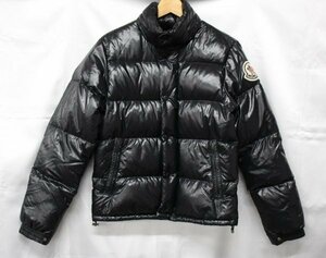 ◆ 1000円スタート MONCLER / モンクレール エベレスト ダウンジャケット 表記サイズ：0 デカワッペン ブラック系 ヴィンテージ 141500