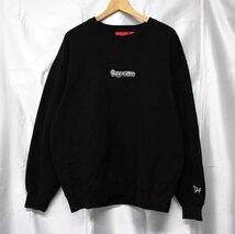 ◆ Supreme / シュプリーム トレーナー ゴンズロゴ 21SS クルーネック ブラック系 裏起毛 サイズ：M 142040_画像1