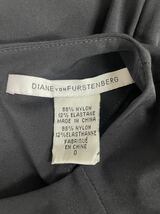 DIANE von FURSTENBERG ダイアンフォンファステンバーグ　レディース　ブラック　ワンピース　ドレス 胸元装飾_画像3