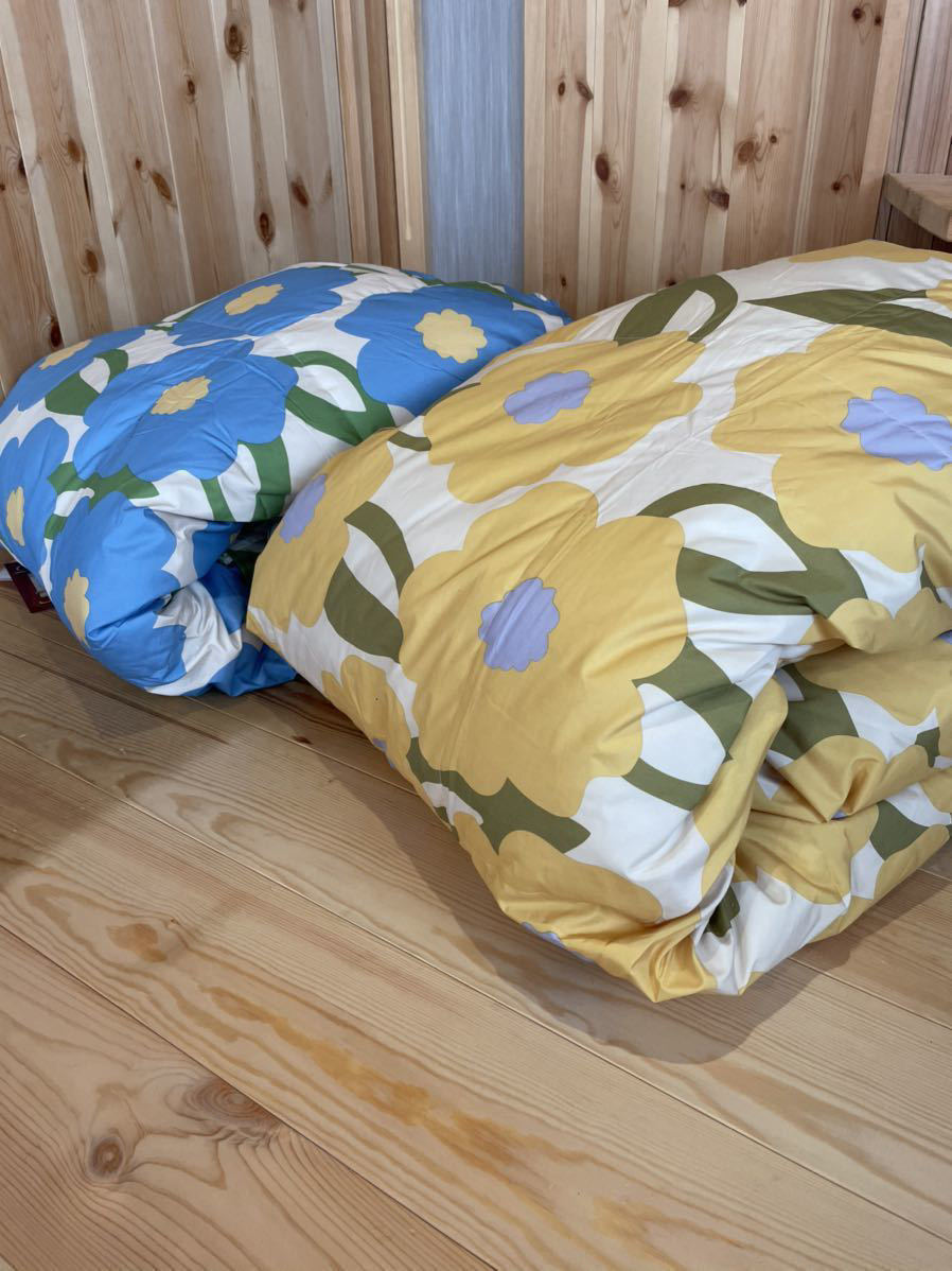冬用 新品【シビラ】羽毛布団(150×210)シングル(カラダス)ブルー