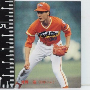 87年 カルビー プロ野球カード No.144【津田 浩 日本ハム ファイターズ】昭和62年 1987年 当時物 Calbee おまけ食玩BASEBALL【中古】送料込