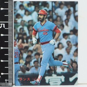 87年 カルビー プロ野球カード No.254【ランス 広島東洋カープ】昭和62年 1987年 当時物 Calbee おまけ 食玩 BASEBALL【中古】送料込