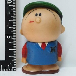 関西相互銀行【カンちゃん 男の子 少年】ソフビ貯金箱 昭和レトロ【中古】送料込