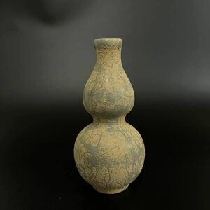 中国 官窯 龍泉窯 青磁 花瓶 古美術 高さ 16cm