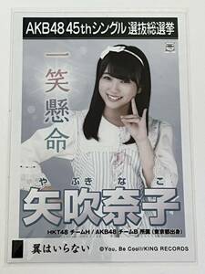 【矢吹奈子】生写真 AKB48 HKT48 劇場盤 45thシングル 選抜総選挙 翼はいらない