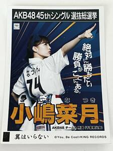 【小嶋菜月】生写真 AKB48 劇場盤 45thシングル 選抜総選挙 翼はいらない