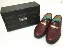 K12-521-153【中古】CONVERSE CS LOAFER SK TOYA HORIUCHI 1SD207 コンバース トウヤホリウチ ローファー レッドブラウン 24cm ※スレキズ_画像1