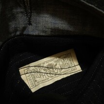 【名作】 RRL Western Stripe Trouser 【34×32】 ウエスタン ストライプ トラウザー ウォバッシュ ウール ジョニー・デップ Ralph Lauren_画像9