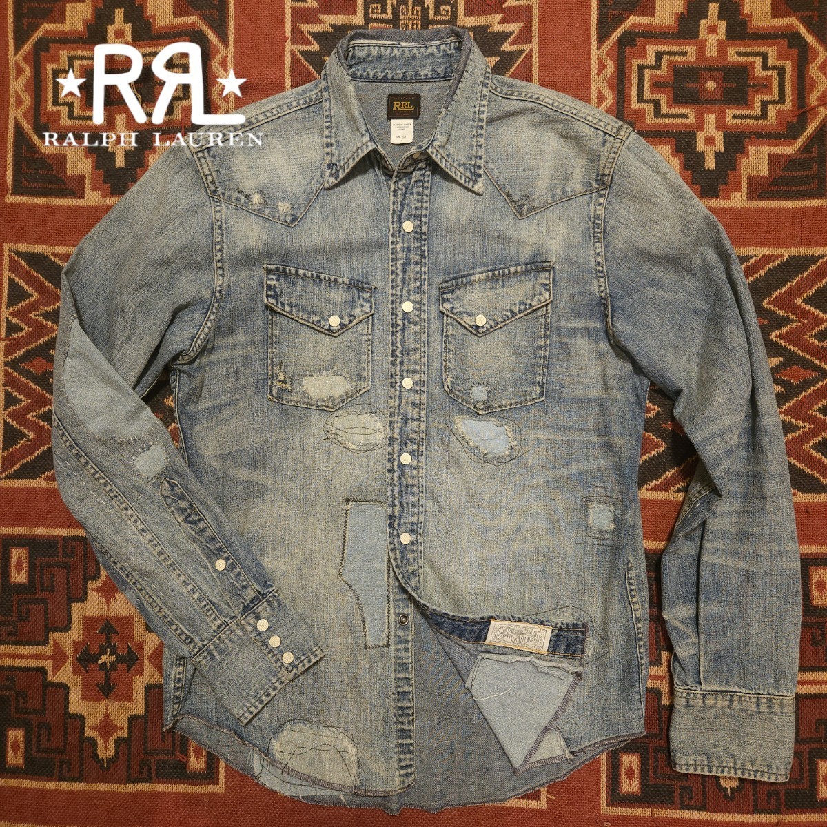 2023年最新】Yahoo!オークション -「rrl デニム シャツ」(RRL)の中古品