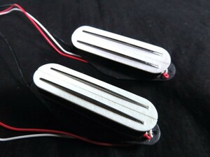 ★限定生産モデル/最安値★Gotoh Pickups／TWIN-RAIL White／２個セット！◆国産 シングルハムバッカー／限定 ホワイトカラー・タイプ！