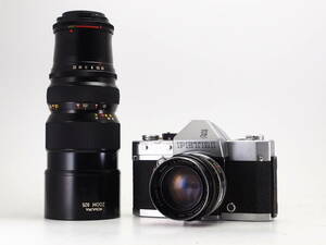 ★実用品★ ペトリ PETRI U VI ボディ 55mm F2 / 80-250mm F4.5 ★ダブルレンズセット #TA1790