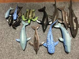 サメ　イルカ　シャチ　フィギュア　プラスチック製