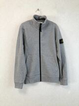 ■送料無料■ストーンアイランドSTONE ISLAND裏起毛ジップスウェットブルゾンart.771564320メンズSグレー_画像1