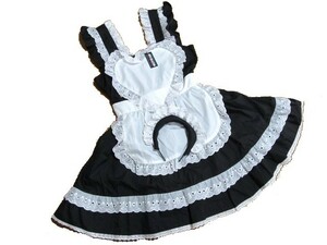 ** Gothic and Lolita способ meido фартук Heart лента-ободок есть костюмированная игра гонки платье лента **