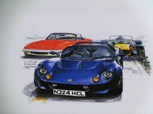 bow illustration -222/ Lotus Elise / Elise / Elan / seven //1 sheets only 