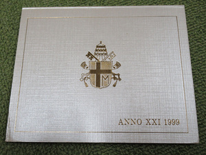 ANNO XXI 1999 コインコレクション バチカン市国政庁 貨幣セット 海外 コイン 管理5MS0908E51